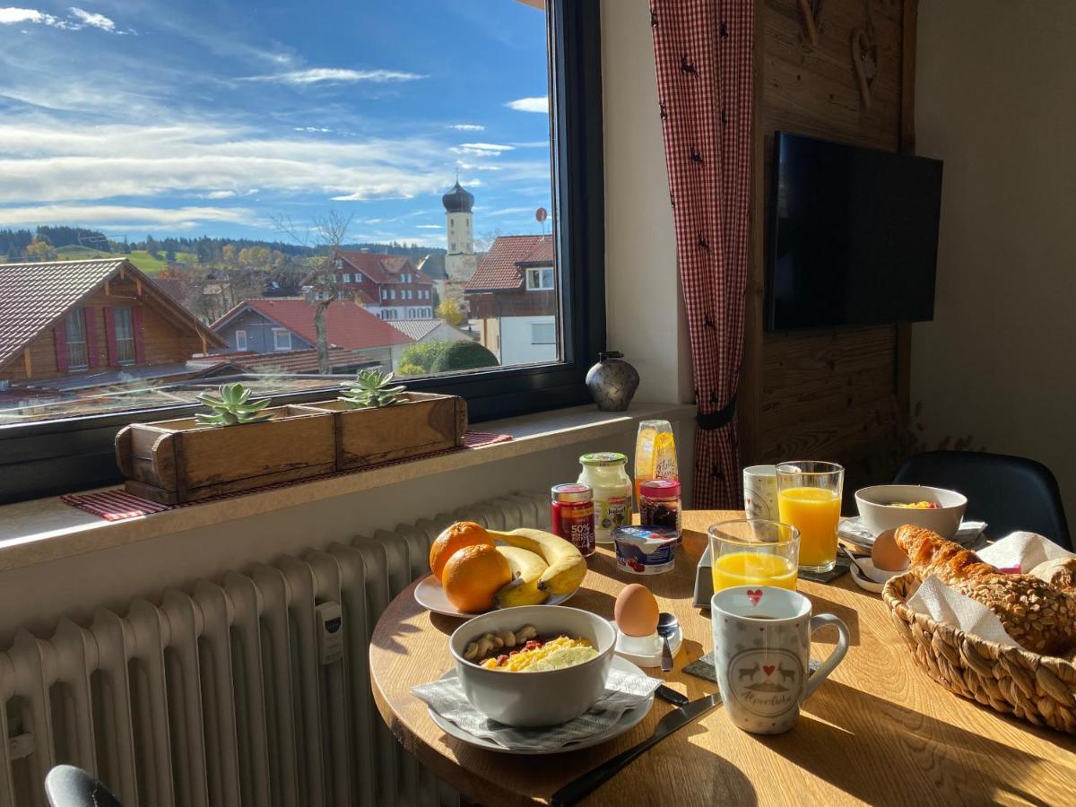 Ferienwohnung Hochgratglueck Oberreute Exteriör bild