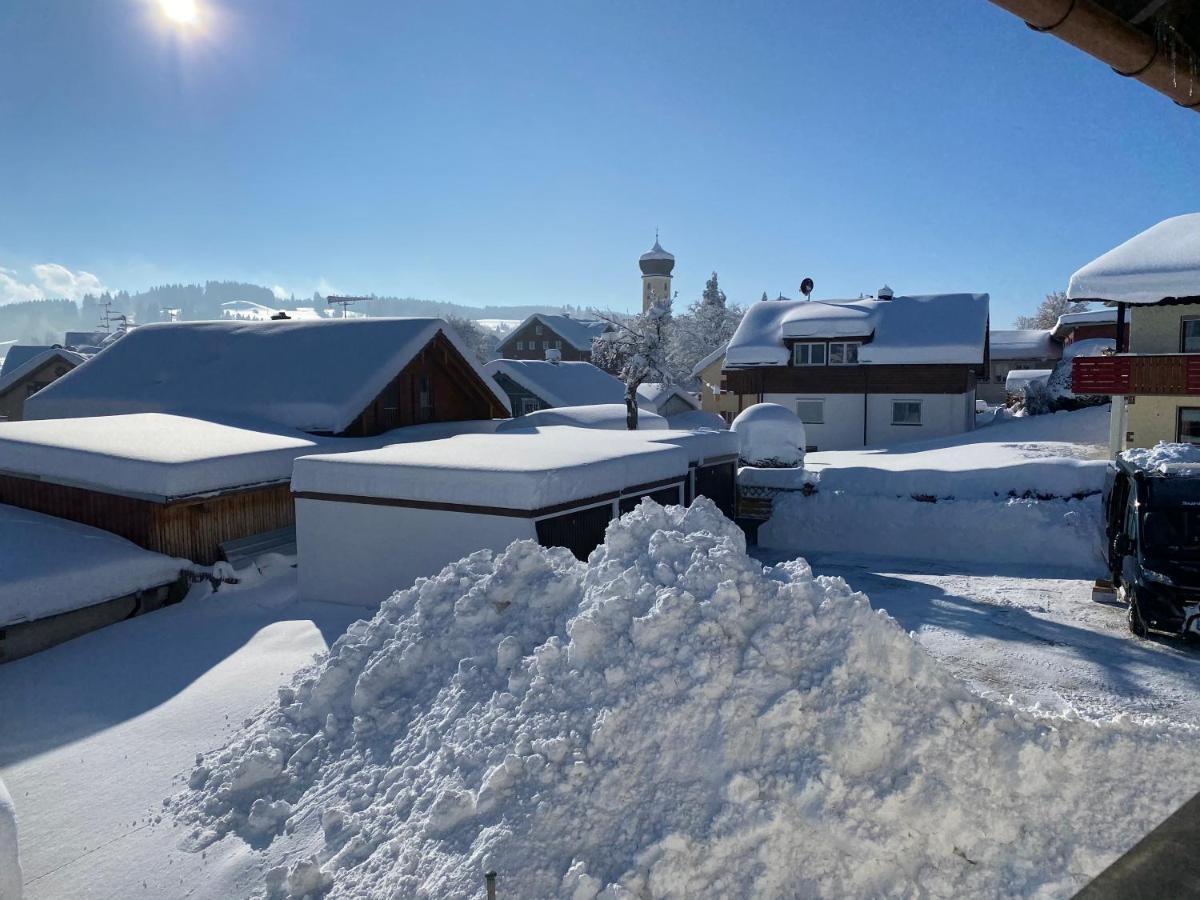 Ferienwohnung Hochgratglueck Oberreute Exteriör bild